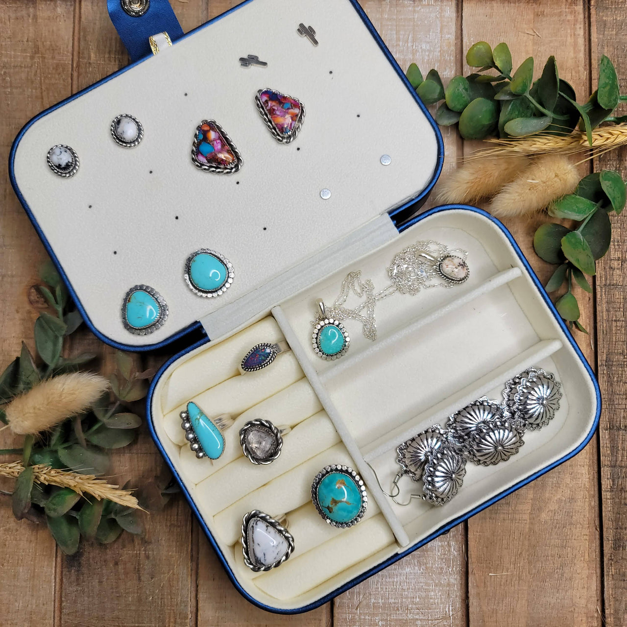 Large Travel Jewelry Case