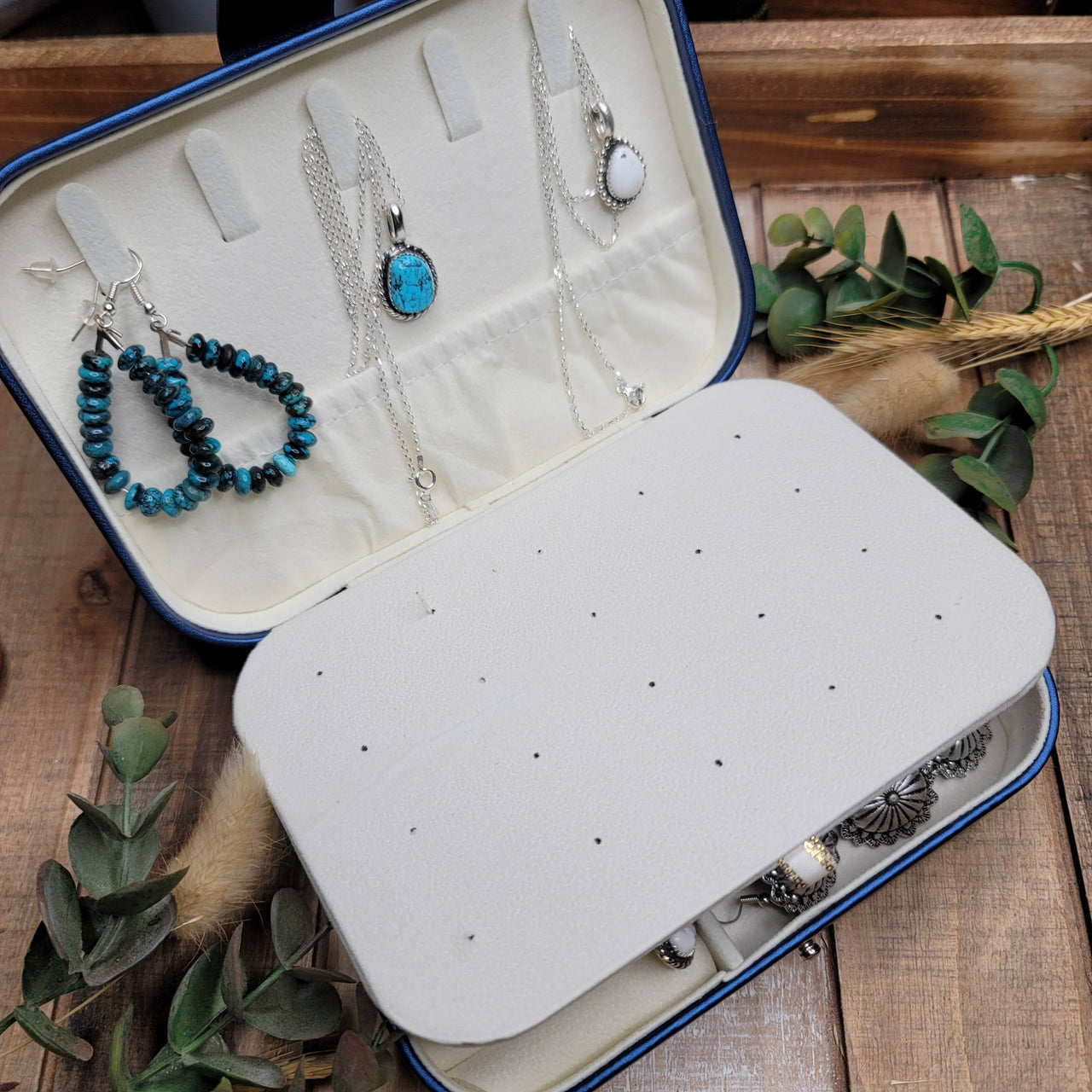 Large Travel Jewelry Case